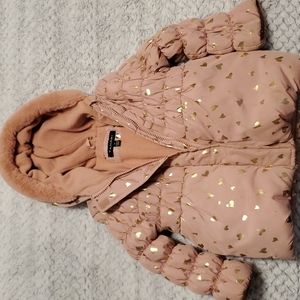 Tahari toddler pink coat